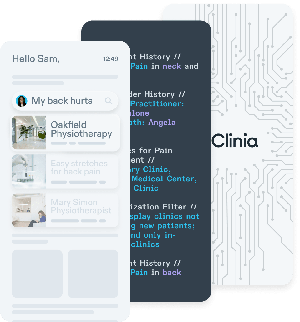 Product screens