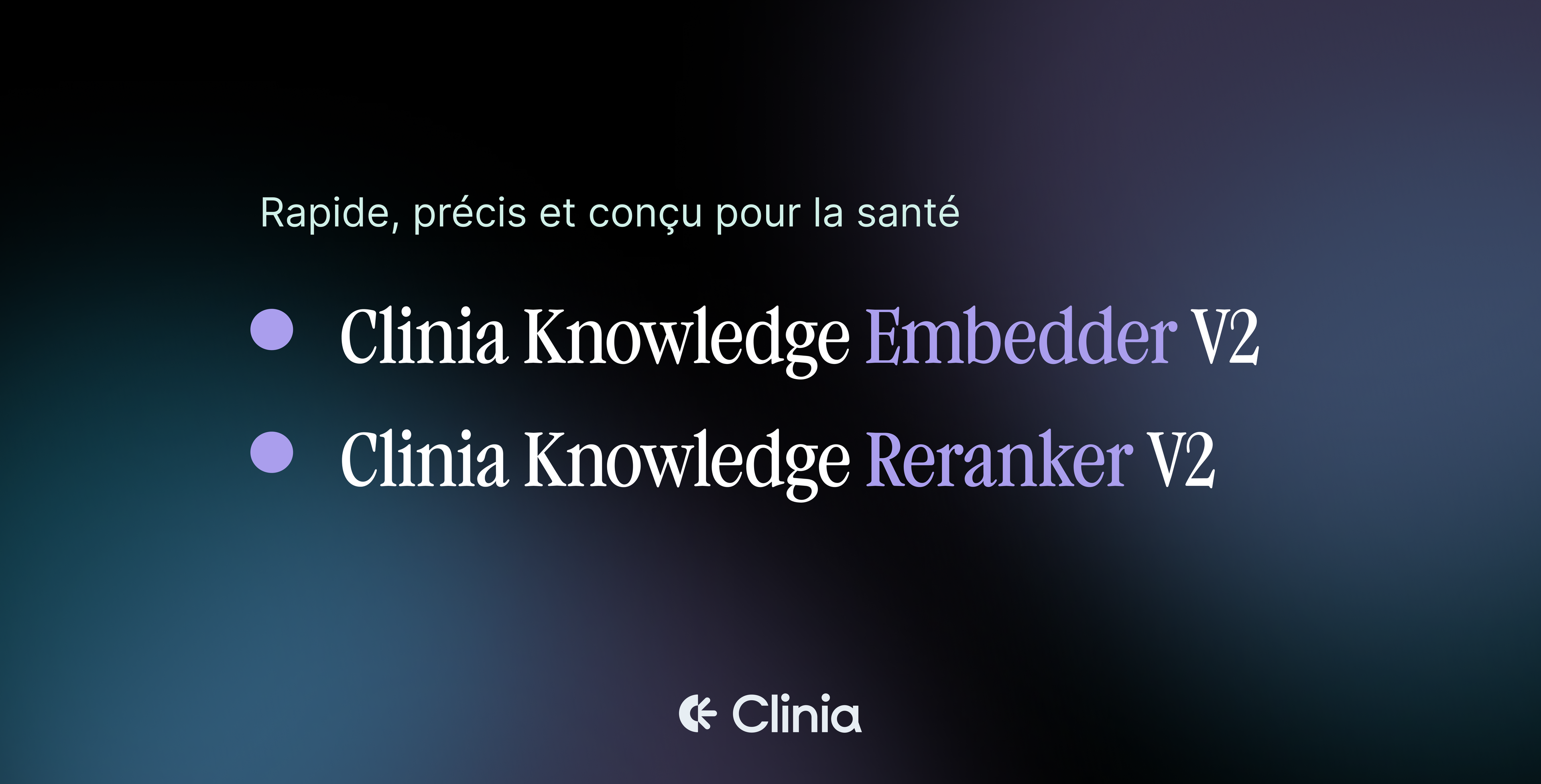 Clinia lance de nouveaux modèles en IA médicale adaptés à des situations cliniques concrètes et évolutives