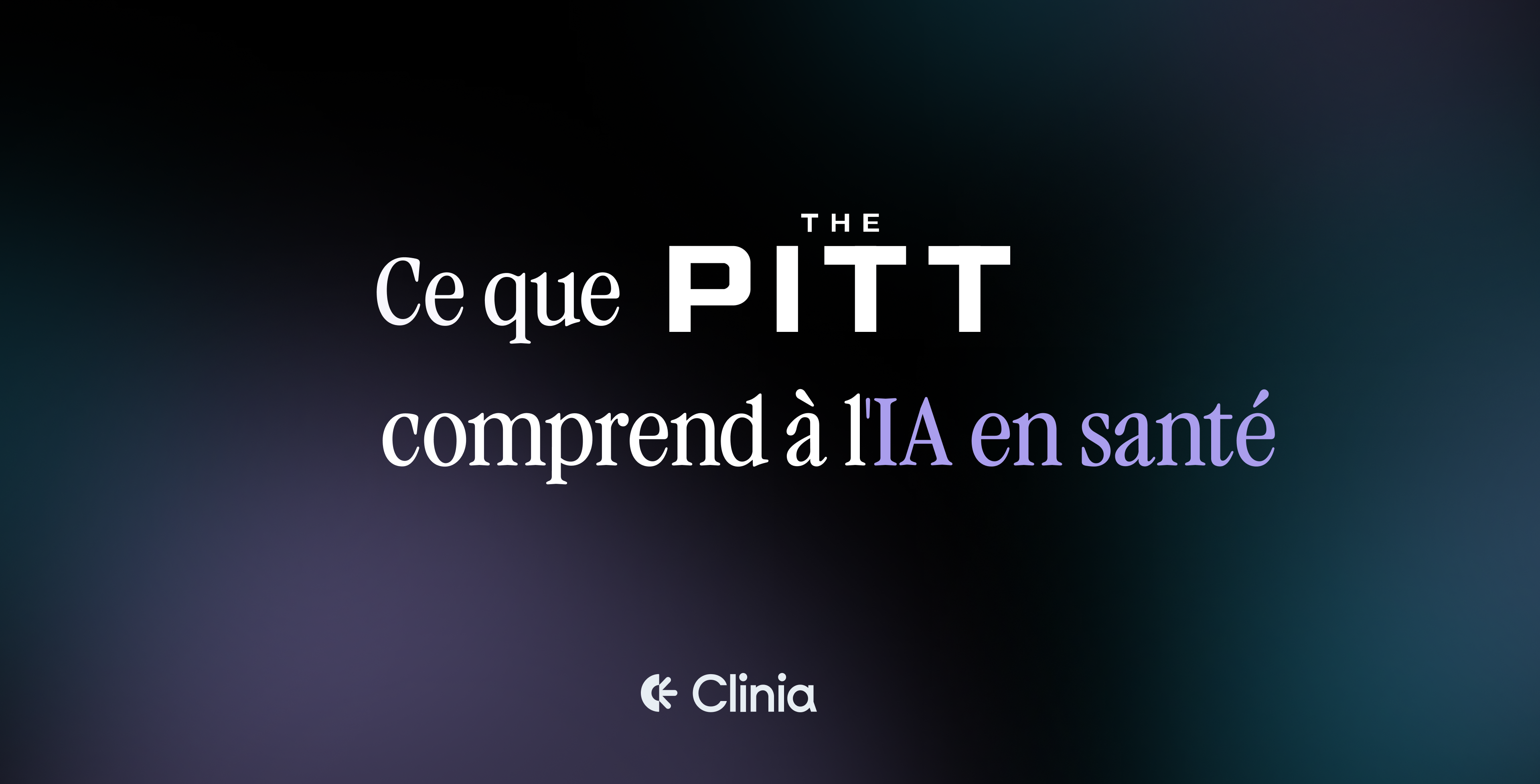 Ce que The Pitt saisit sur l'IA médicale